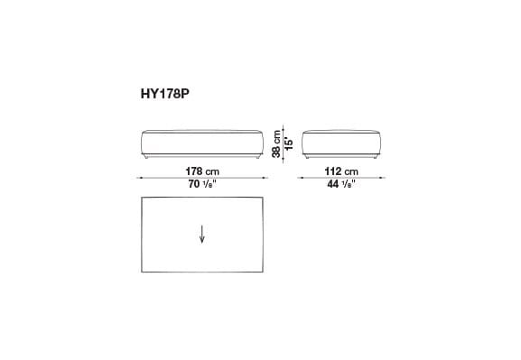 Ткань сад диван B&B Italia Outdoor HYBRID ARCH-00117020 - Вид №32