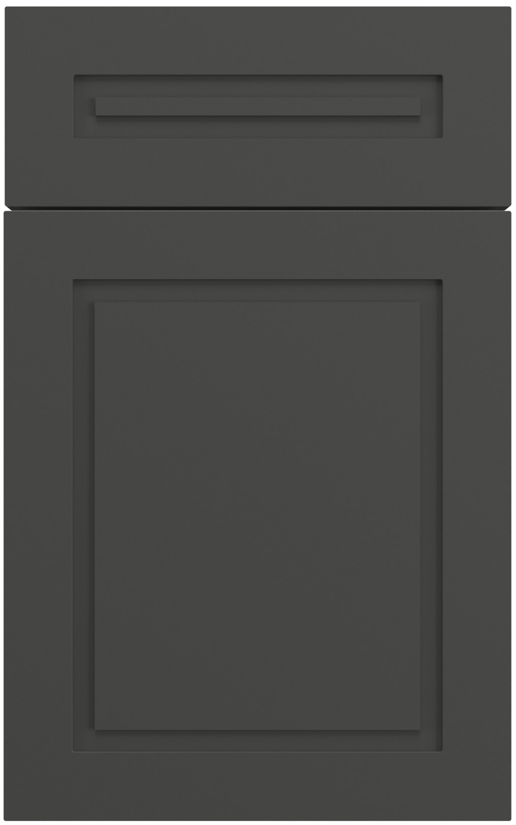 Фасады для кухни Модерн Фрезеровка «Ла Дефанс» 201 Графитовый SIDAK SIST3638-9855