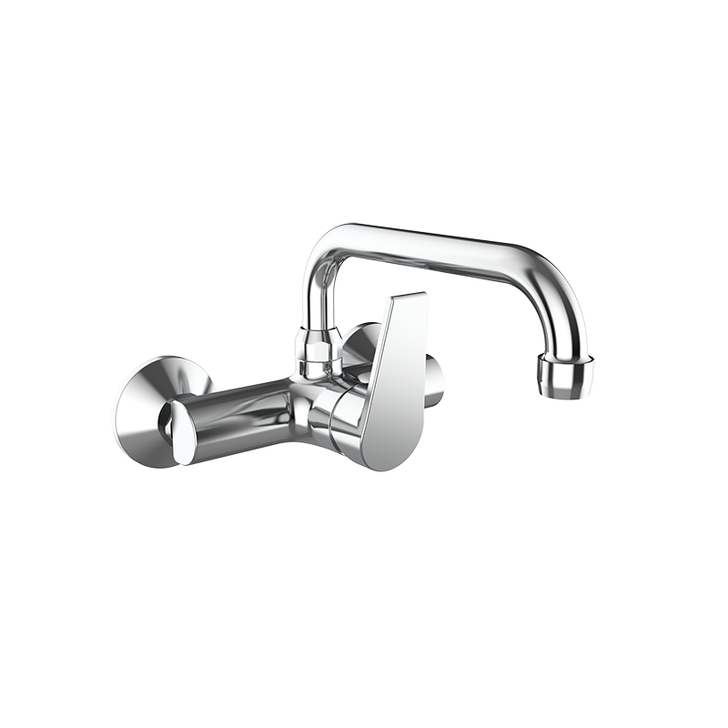 10963100 BASIC/PREMIUM Эко Проект стена Раковина Смеситель высокой пробки носик Хром GRB MIXERS 