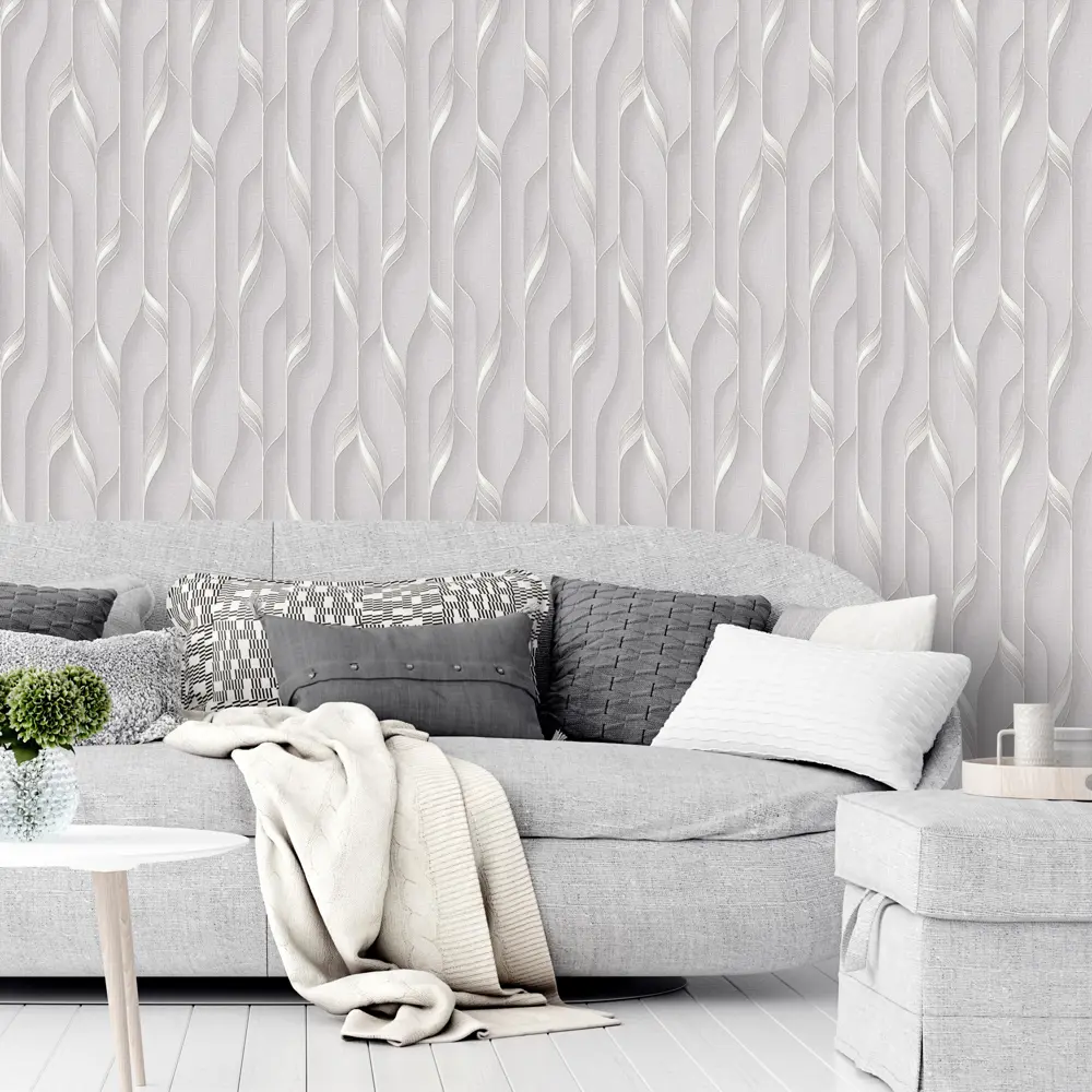 Обои флизелиновые Belvinil Анри серые 1.06 м 1020-21 STLM-2134218 - Вид №3