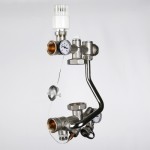 VT.TECHNOMIX.0.130 Насосно-смесительный узел для теплого пола VALTEC TECHNOMIX Valtec 200 мм, 130 мм  - Вид №7