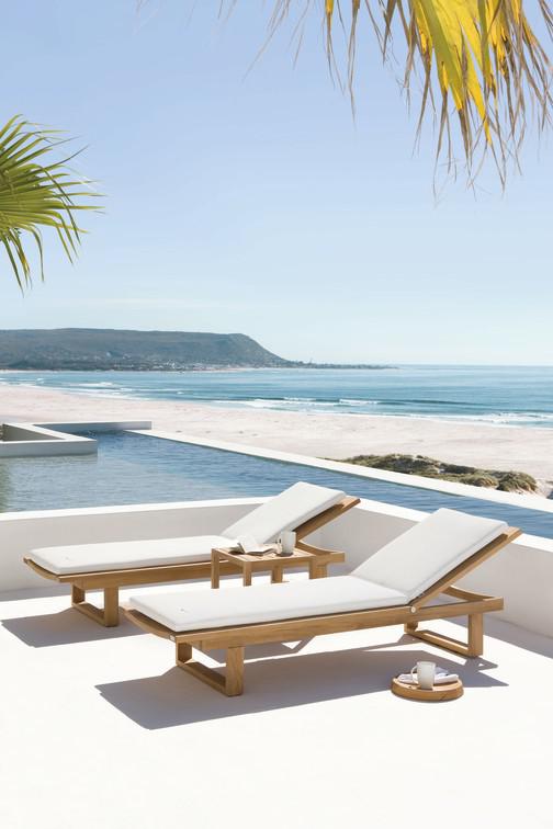 MNST874 Журнальные столики teak 152см x 152см Manutti Siena - Вид №2