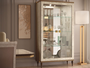 Витрина со встроенным освещением