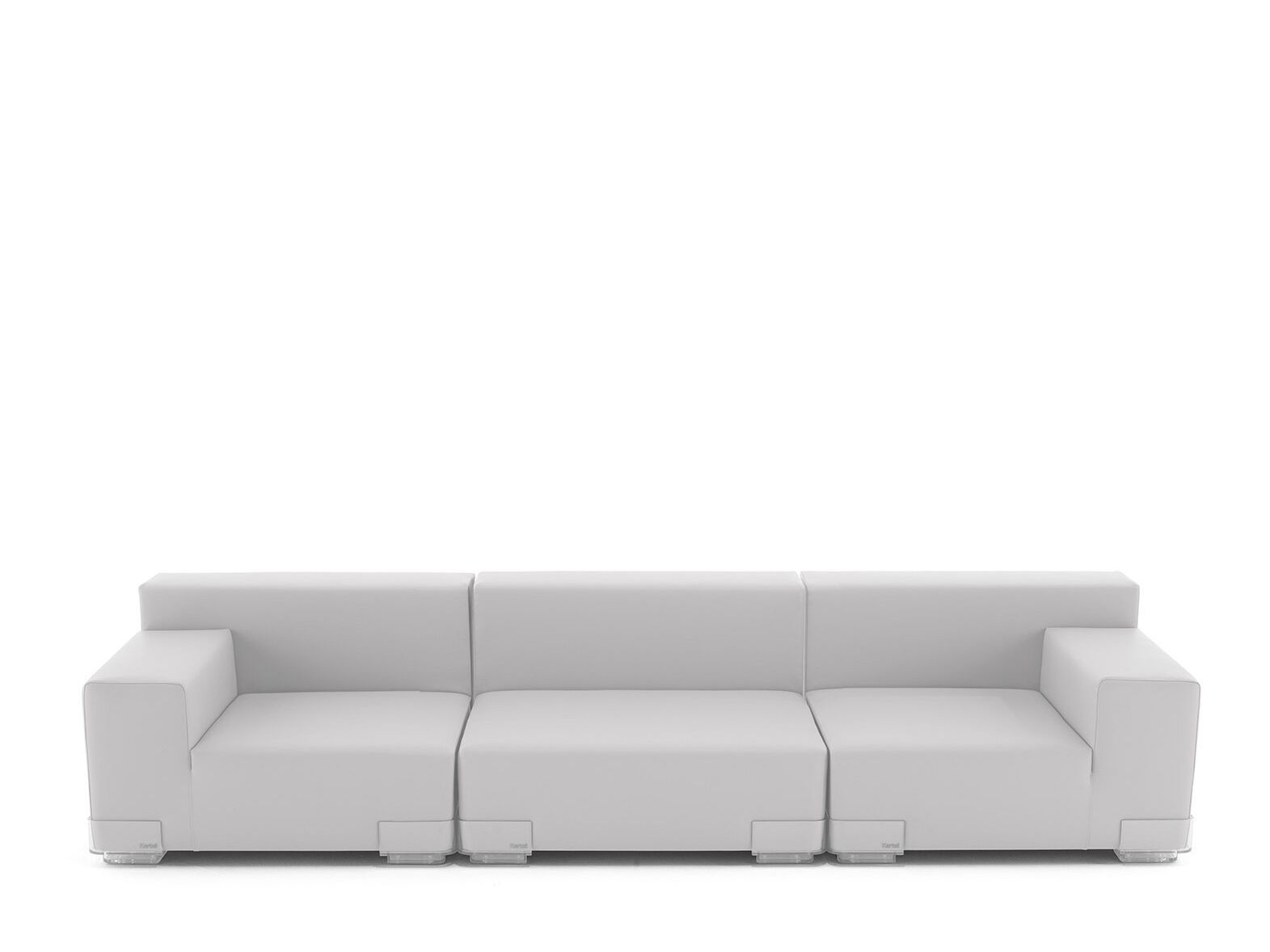 3-местный модульный съемный диван из искусственной кожи Kartell Plastics ARCH-00061055 - Вид №22