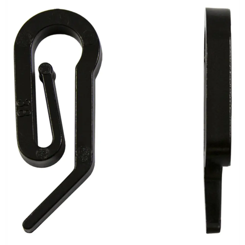 Крючок-зажим для карниза KREAFORTA Pro 2 см цвет черный 50 шт STLM-2073649