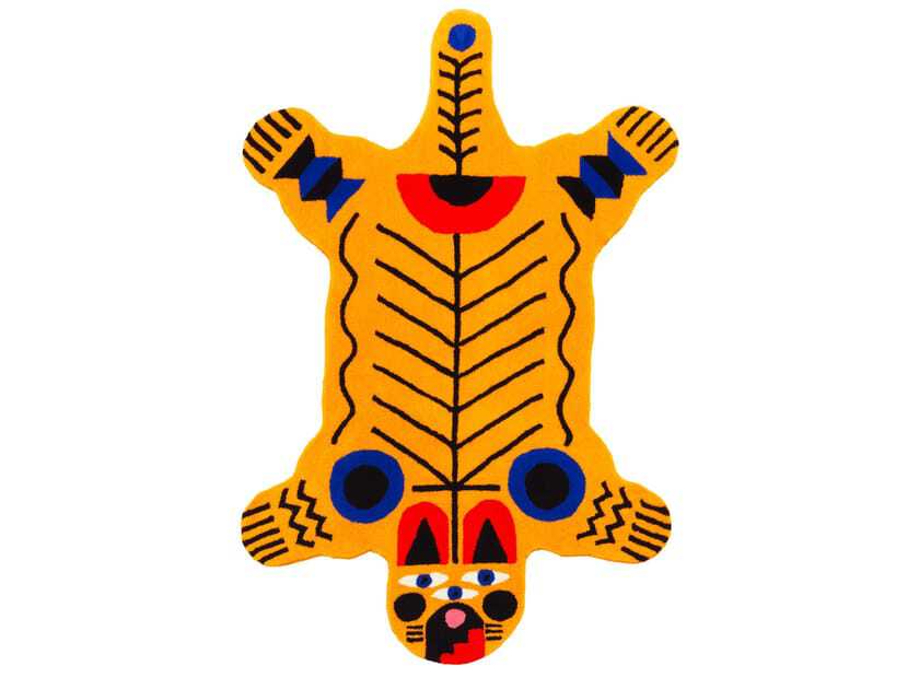 Ковер ручной работы из акриловой ткани In Stock Qeeboo ARCH-00007843