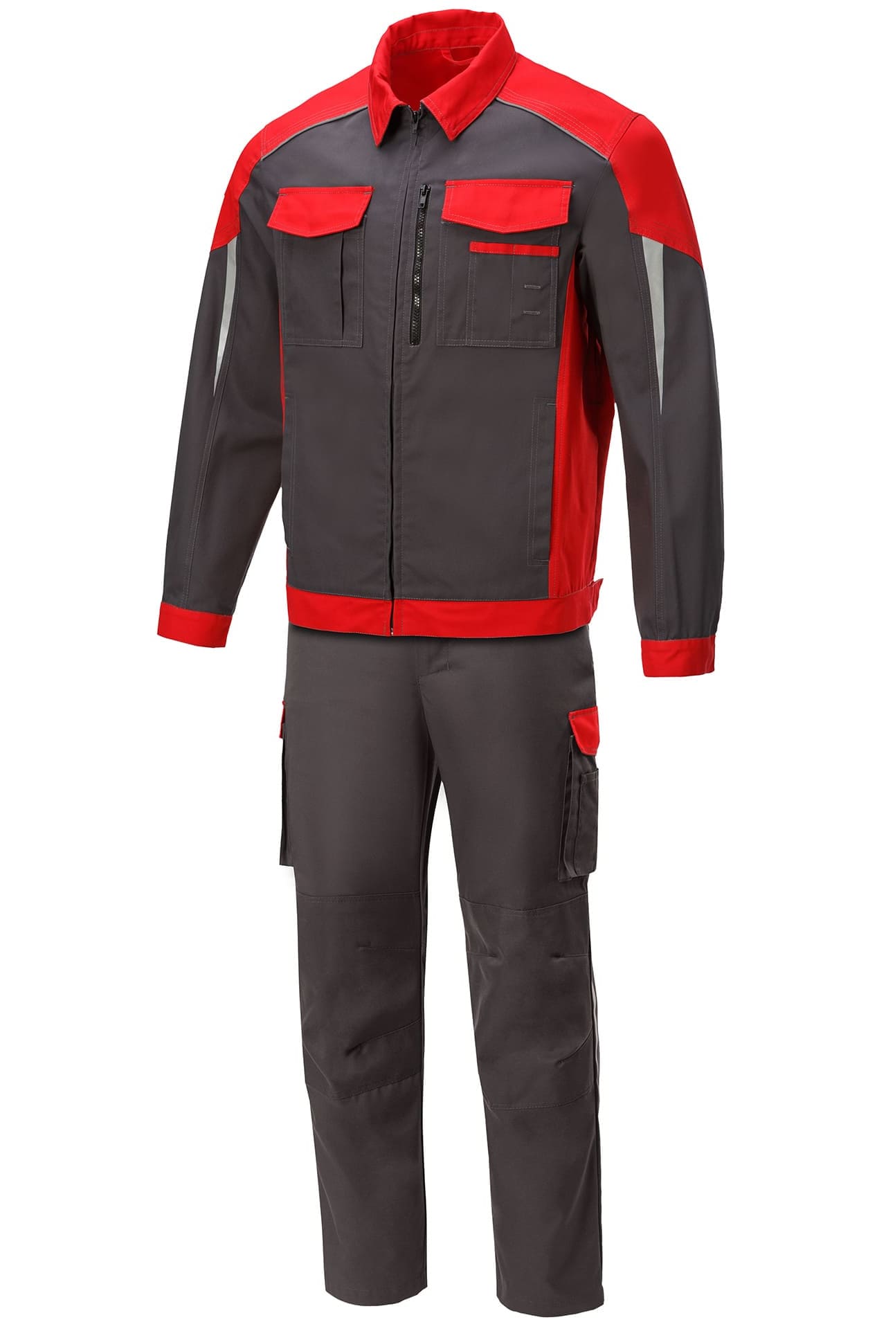5044439 Костюм NEW графит красный STATUS  Летняя спецодежда  размер 64-66/182-188 