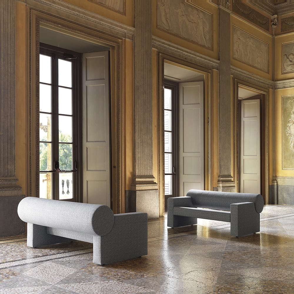 2-местный звукопоглощающий диван из ткани Caimi Brevetti цилиндр ARCH-00117384 - Вид №3