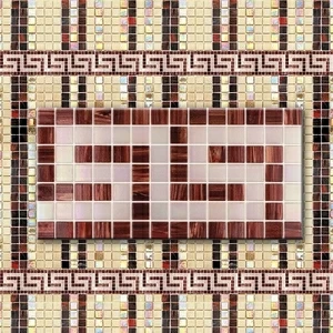 БОРДЮР ИЗ СТЕКЛЯННОЙ МОЗАИКИ BE121(m) ALMA БОРДЮРЫ 20