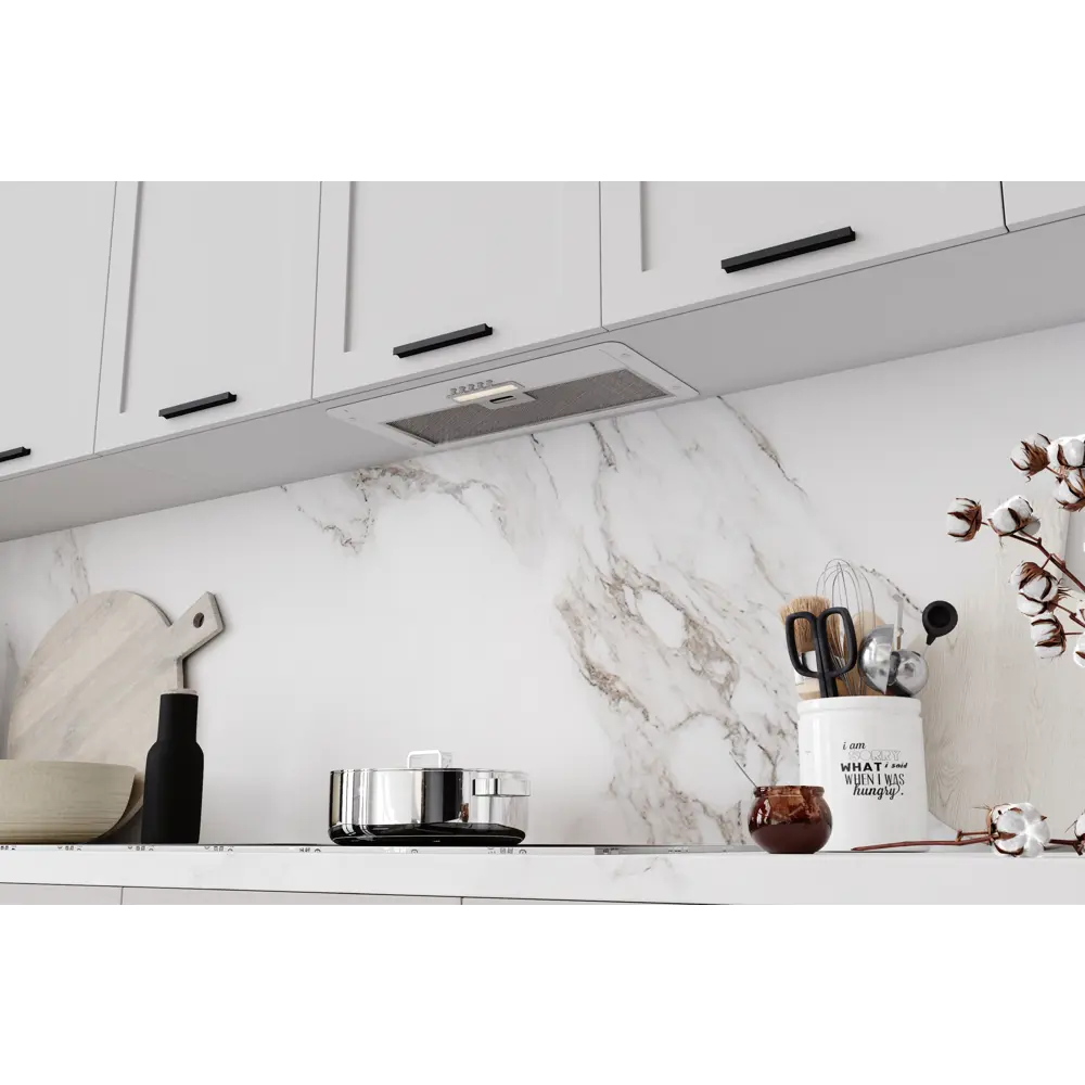 ELIKOR Bios - встраиваемая вытяжка 52 см белая для современной кухни 89404743 STLM-1572609 - Вид №8