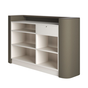 Стойка регистрации из искусственной кожи