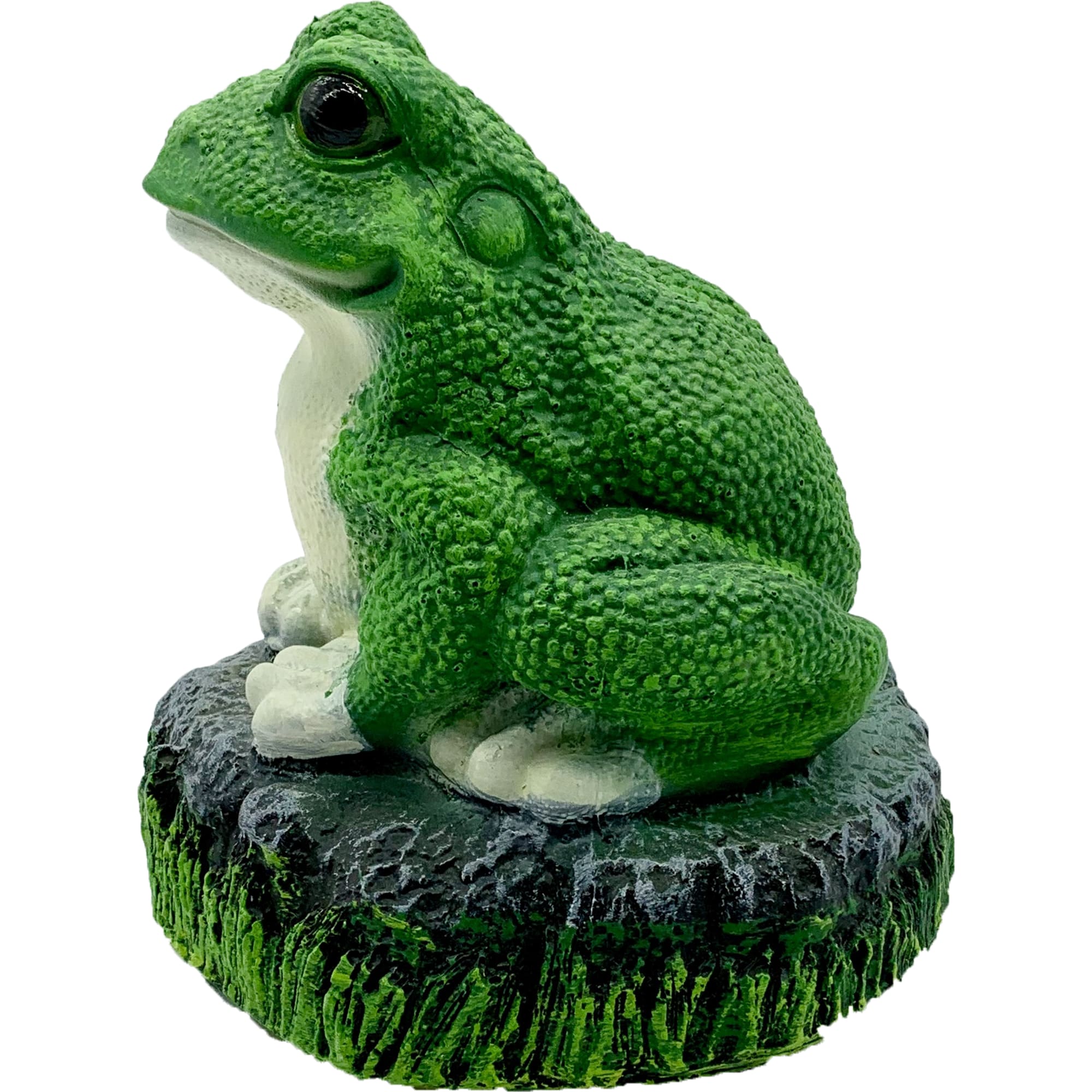 82558137 Садовая фигура «Лягушка на камне» высота 22 см Santreyd  - Вид №2