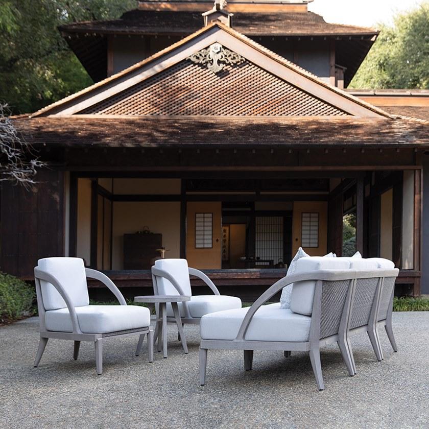 JANUS et Cie Левый / правый модуль из тика для модульного дивана Rock garden sun-id-1443361 - Вид №7