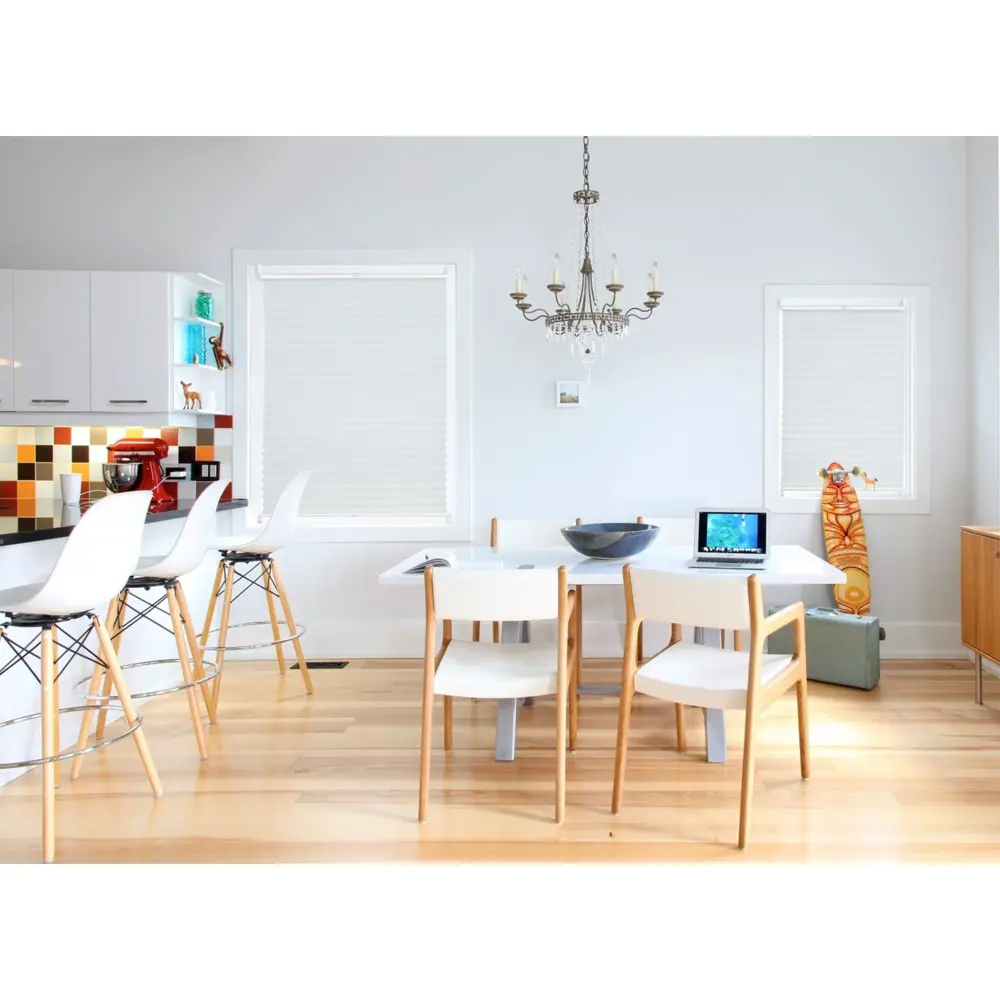 Плиссе с ручкой Плайн-Л 40х160 см текстиль цвет белый Santreyd STLM-2152877 - Вид №4