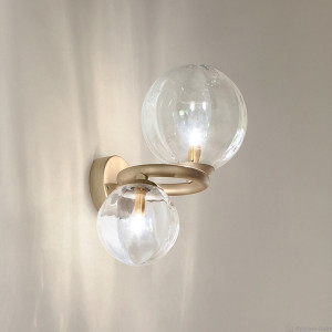 Vistosi PUPPET RING AP 2 CR/BKS бра