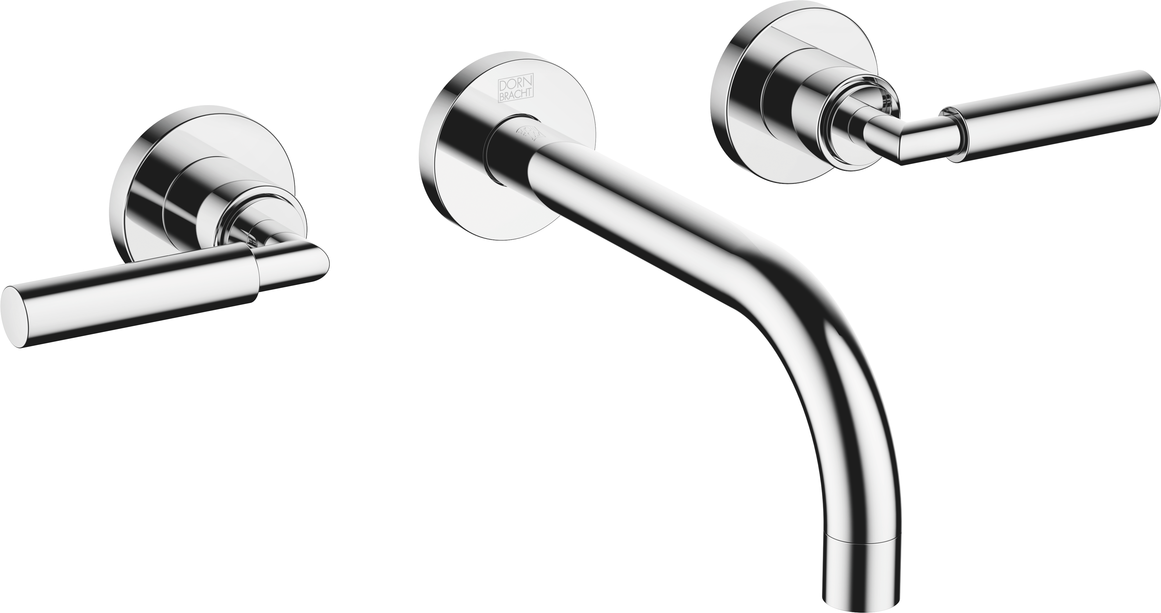 ТАРА Смеситель для раковины настенный без донного клапана - Хром 36712882-00