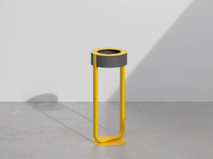 Антикоррозийная корзина для мусора из оцинкованной стали