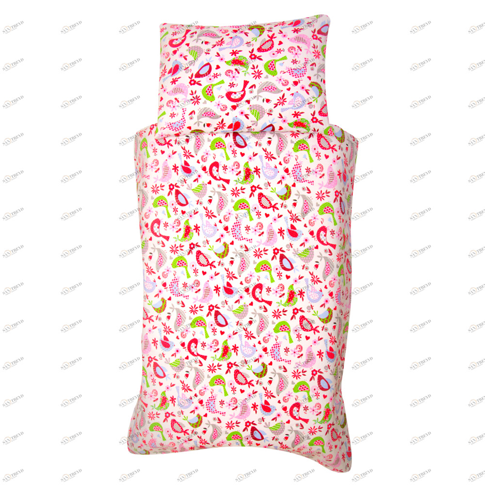 Детское постельное белье "Птички" БЕЛЬМАРКО  327430 Розовый Santreyd 