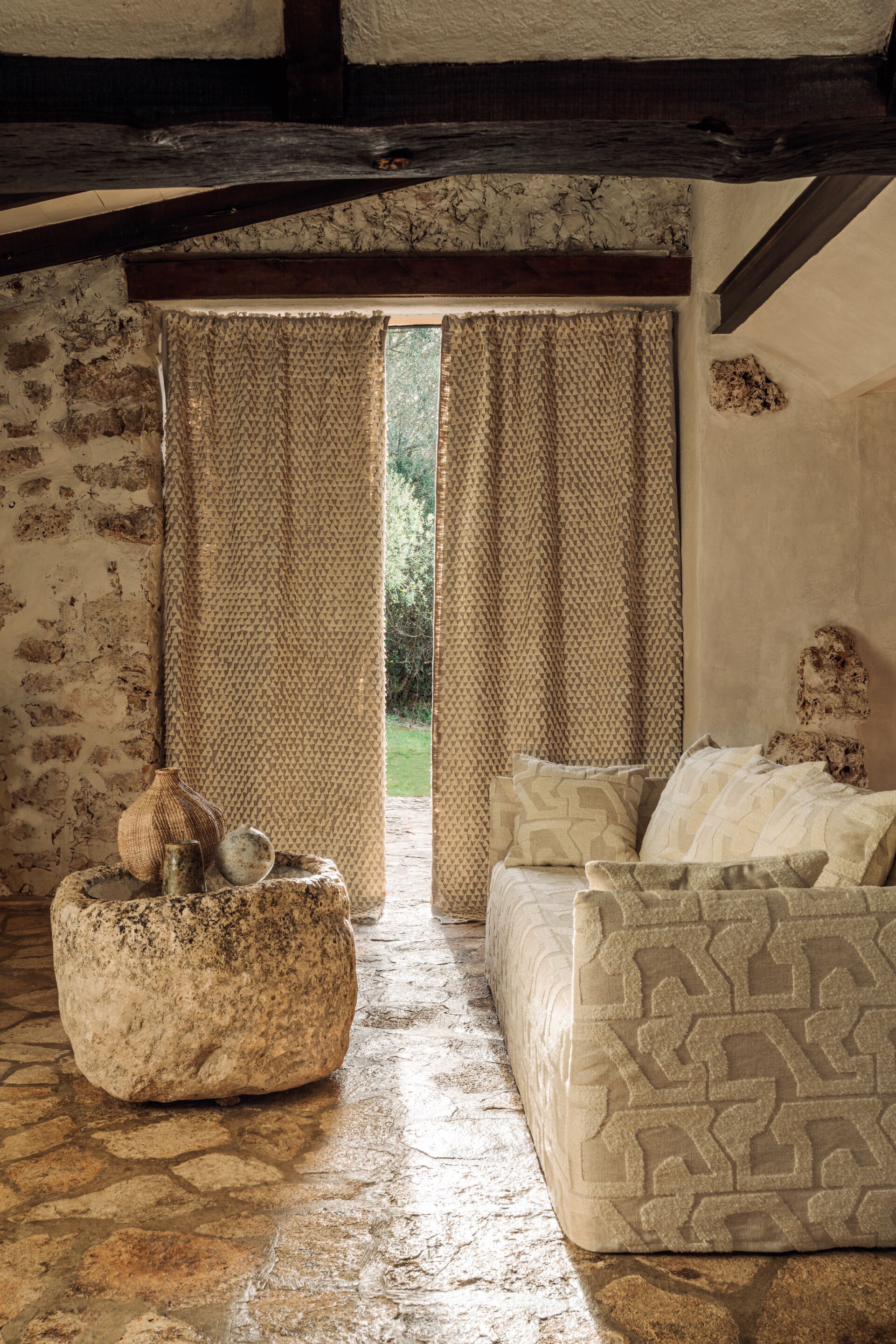 Льняная обивочная ткань Élitis Baléares ARCH-00010421 - Вид №2