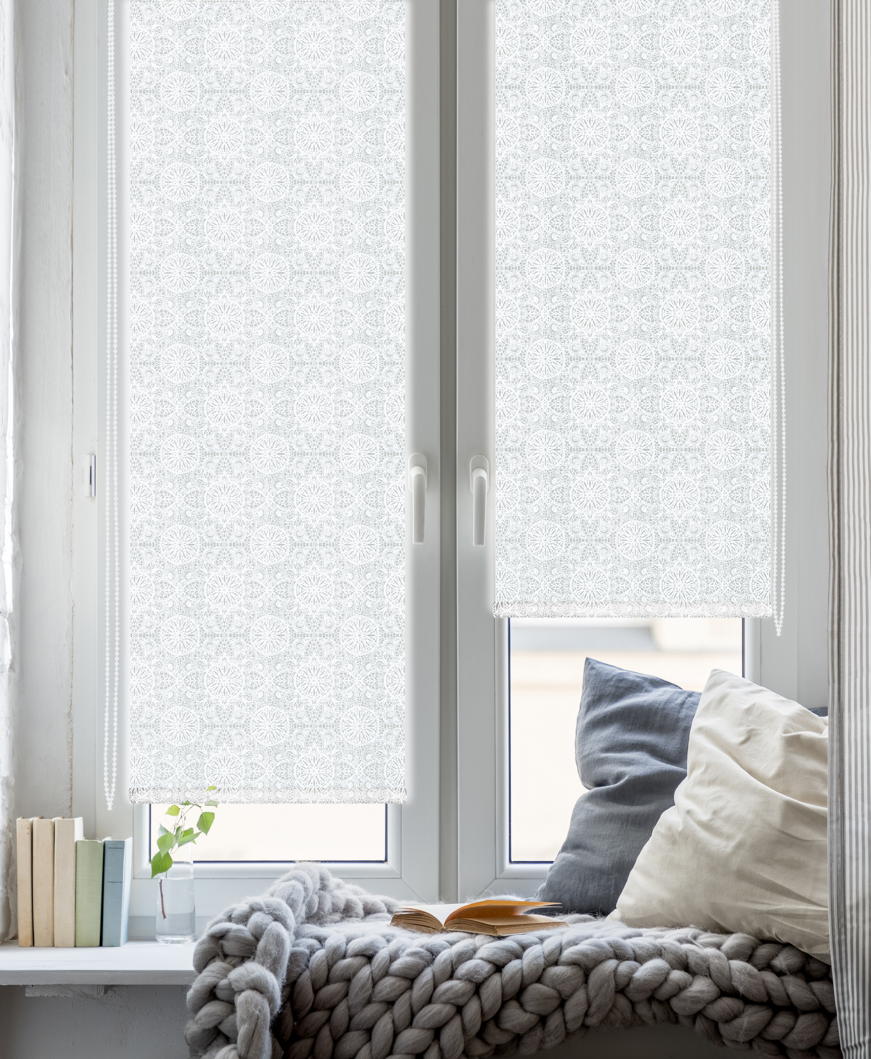 Рулонная штора GARDEN Neo Classic с орнаментом Мандала 60×160 см 82934339 STLM-0038123 - Вид №6