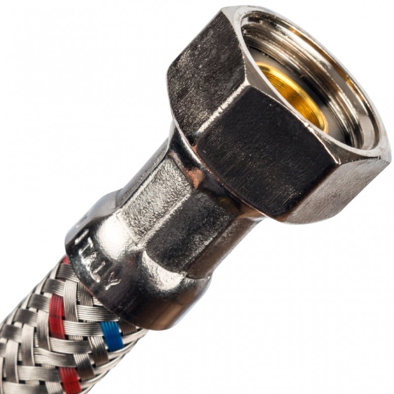 Гибкая подводка для воды M10 (18 мм) х 1/2 BP STOUT - 400 мм SHF0025181015 - Вид №2