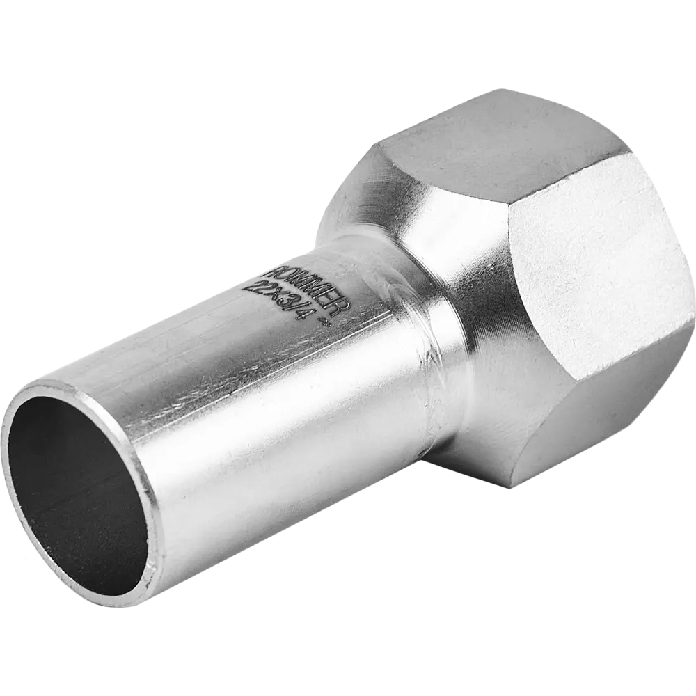 Муфта переходная Rommer 3/4"x22 мм НПр-ВР нержавеющая сталь STLM-2012821