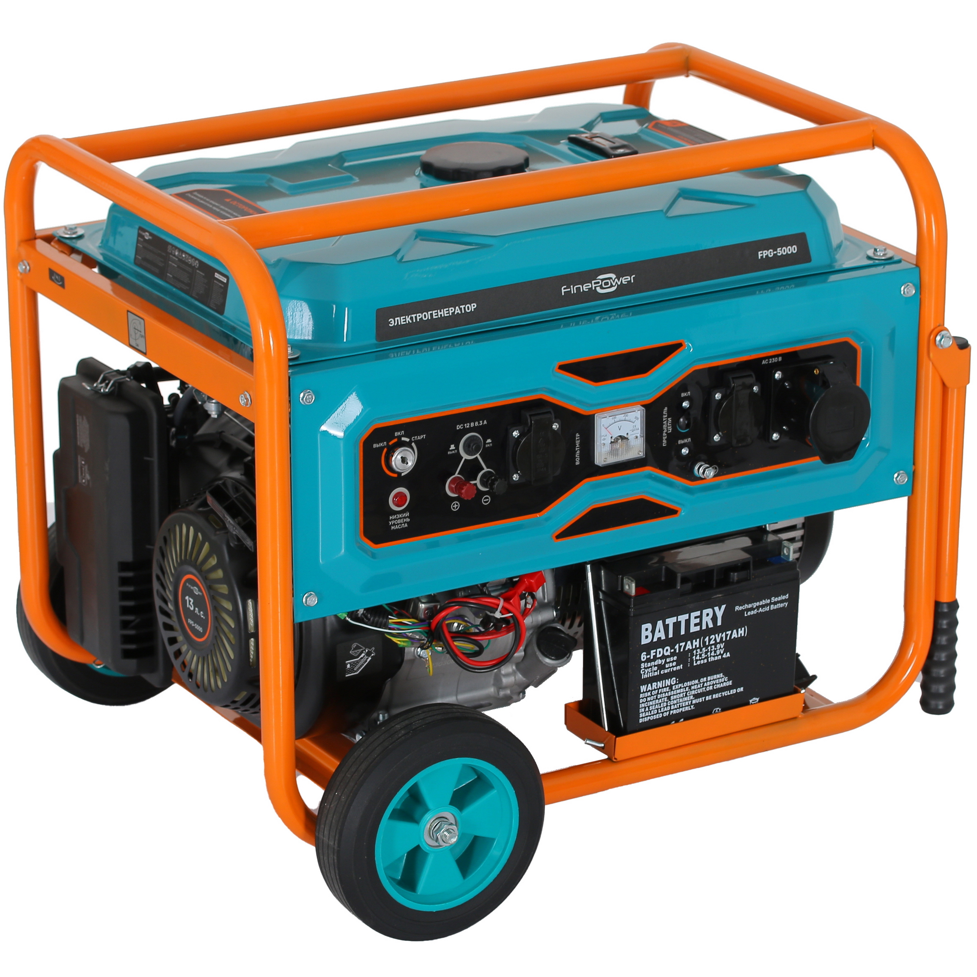 Электрогенератор   бензиновый FinePower FPG-5000 5076250 STDN-0003949