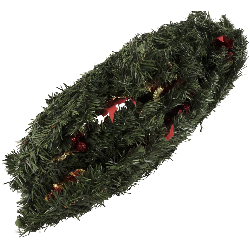 Гирлянда красная 182 см с цветами, шарами и бантами Santreyd STLM-2100978 - Вид №2