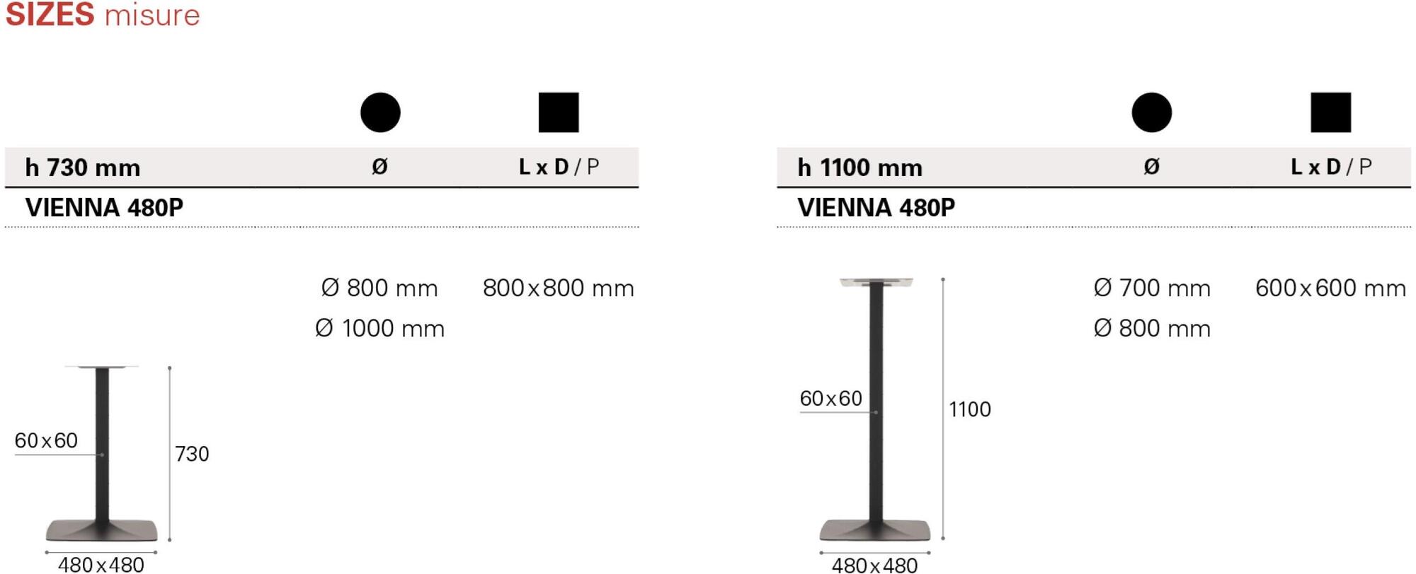Nitesco Квадратный высокий стол Vienna sun-id-1446959 - Вид №2