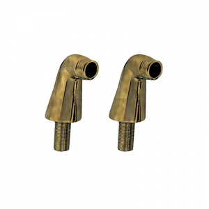 094099 PREMIUM Прямой эксцентричный набор для ванны локтя Старая Латунь GRB MIXERS