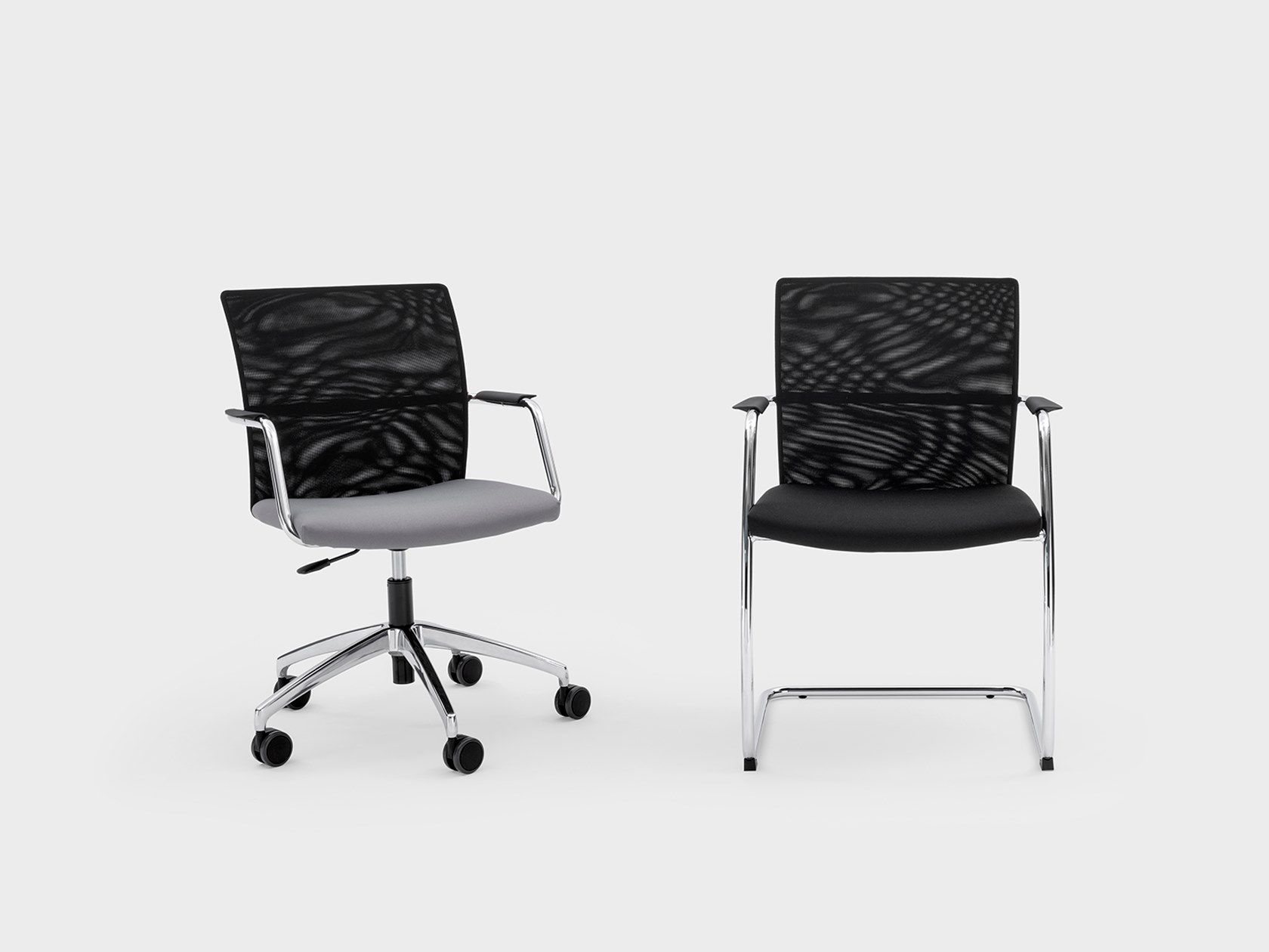 Тканевый офисный стул с колесами с подлокотниками Viganò Queen Mesh ARCH-00006169