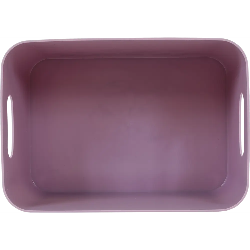 Корзина Mak 15.7x12.1x11.5 см пластик цвет сиреневый BEROSSI STLM-2195854 - Вид №1