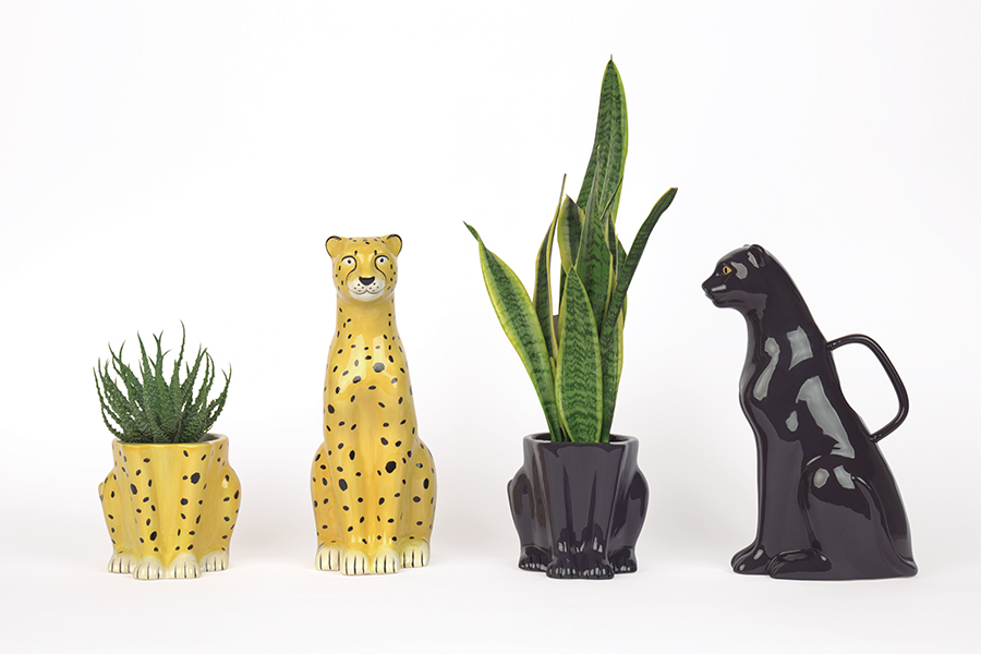 DYURBPAPP Горшок цветочный urban jungle panther Doiy  - Вид №3