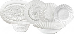 10664292 Meissen Сервиз столовый "Лебединый сервиз" на 6 персон 20 предметов Фарфор, Керамика