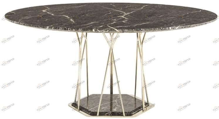 HC28 Cosmo Круглый обеденный стол из мрамора  11c003 / 11c004 