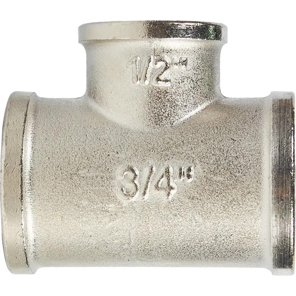 Тройник переходной Stout 3/4×1/2×3/4 для водопроводных систем 82238999 STLM-0805629 - Вид №1