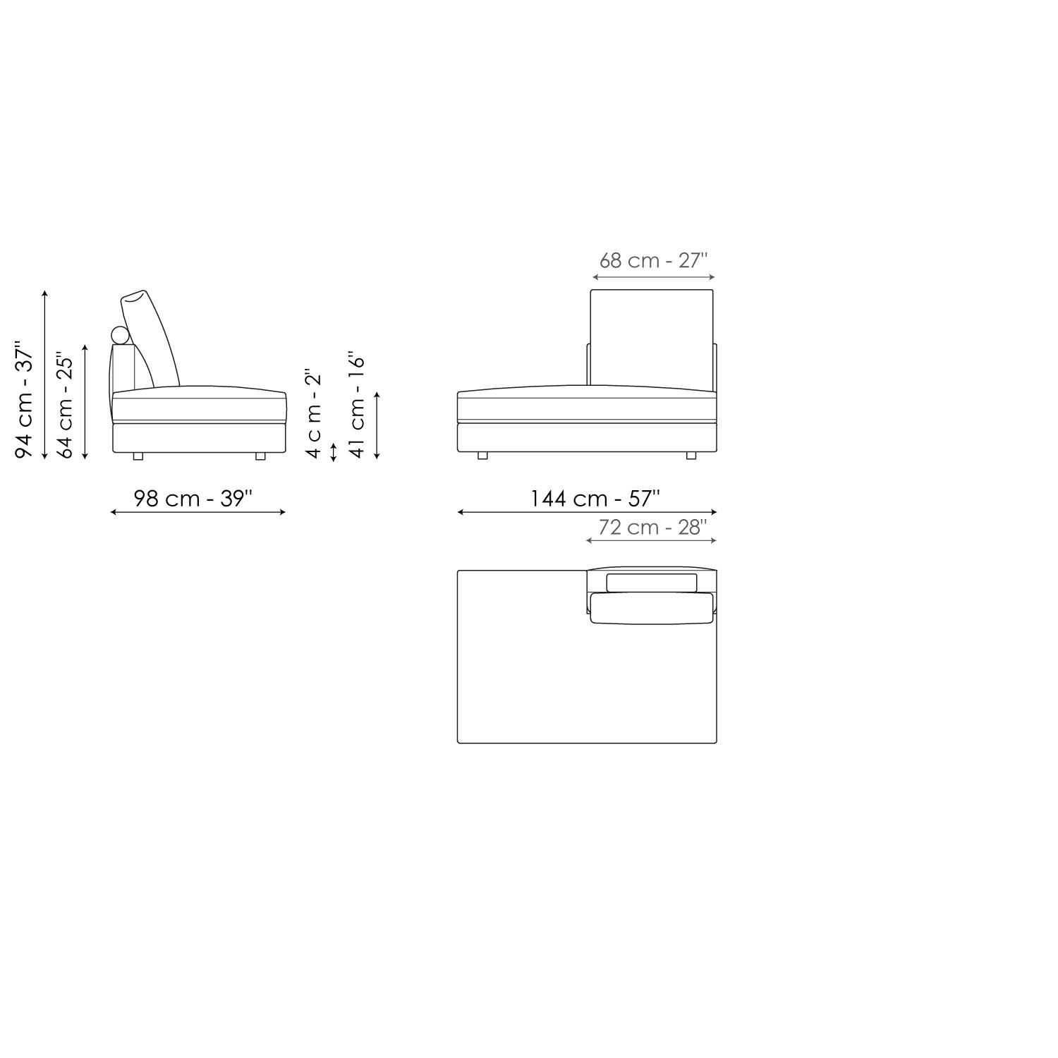 Ткань диван BONALDO LIAM ARCH-00067700 - Вид №34