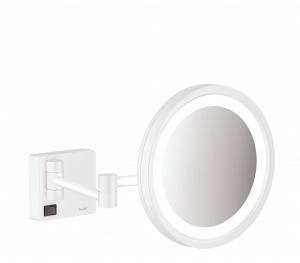 41790700 AddStoris Зеркало для бритья со светодиодной подсветкой Hansgrohe
