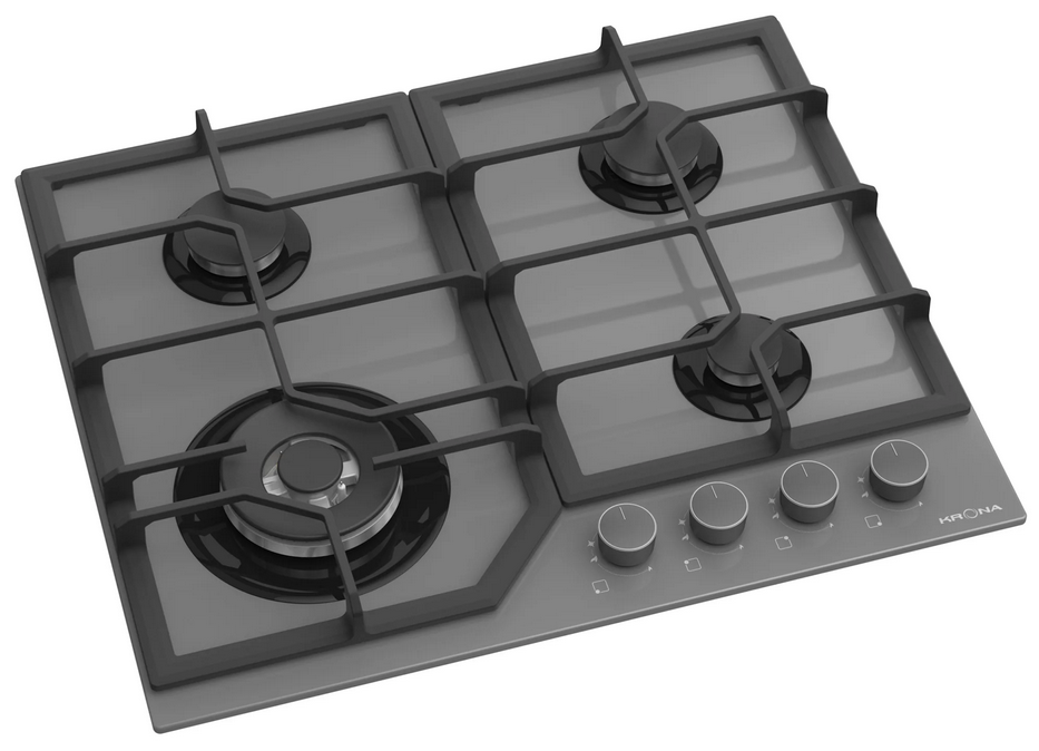9047485 Газовая варочная поверхность KRONA MYSTERIUM gh 60 GR KRONA1 STDN-0026452 - Вид №1