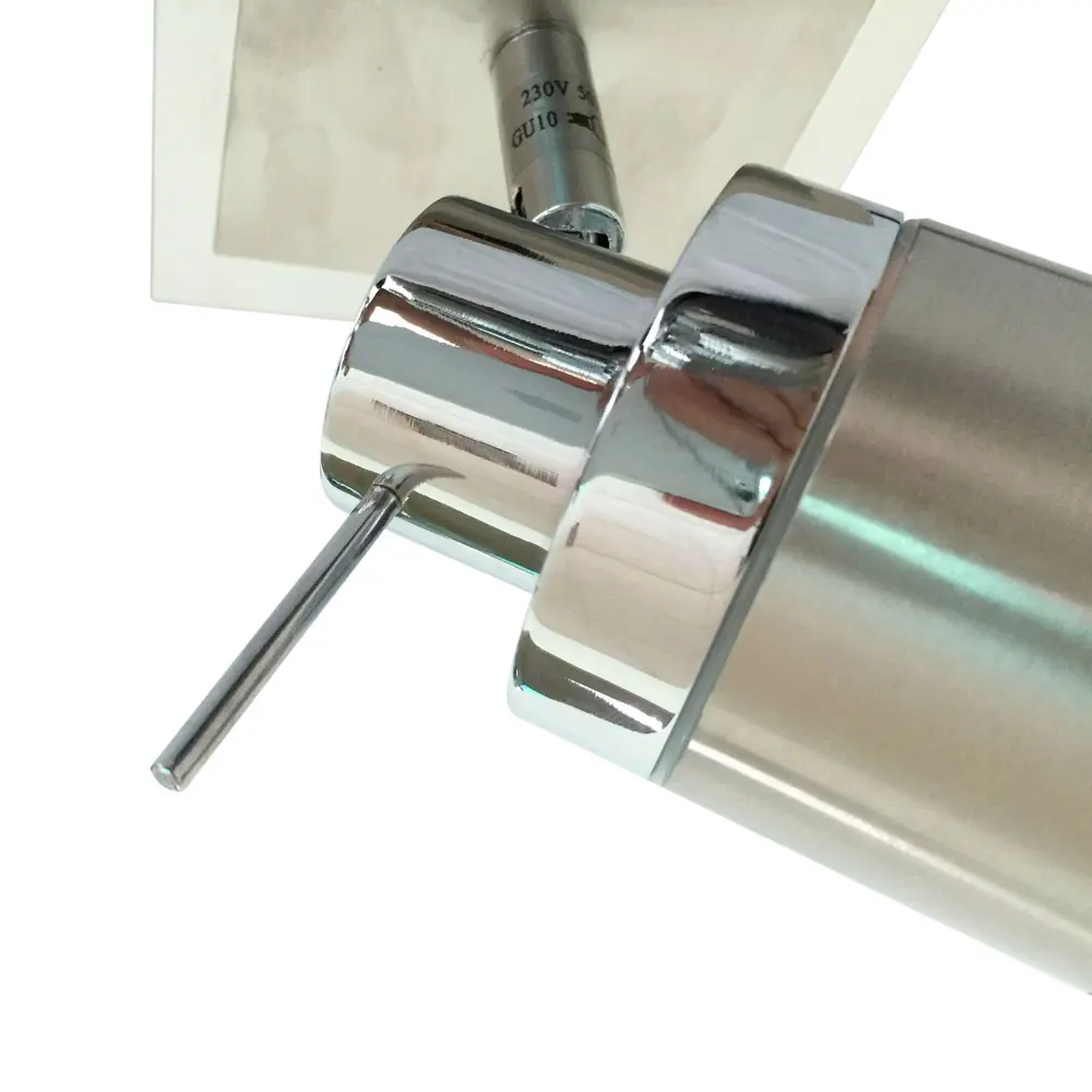 Светильник накладной Bergamo 1хGU10 IP44 цвет хром/никель Escada STLM-2093473 - Вид №3