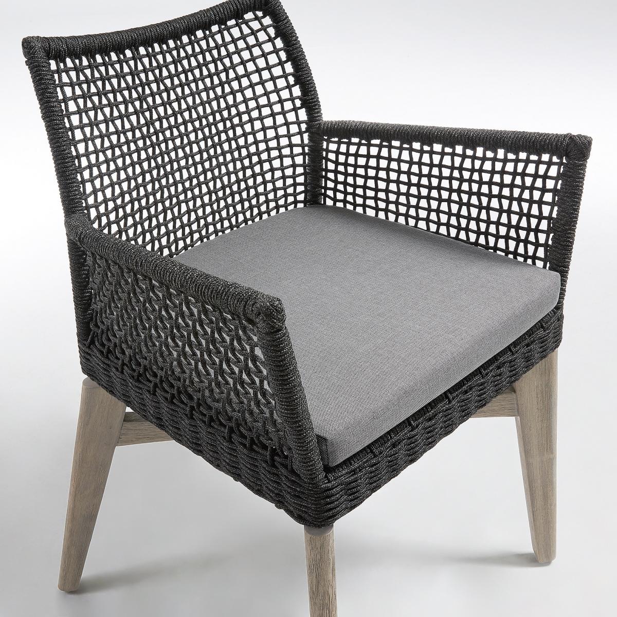 051748 Кресло темно-серое La Forma Rodini  - Вид №5