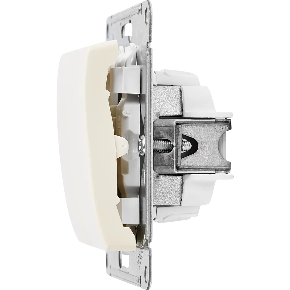 Schneider Electric Glossa - выключатель трёхпозиционный бежевый 87677581 STLM-0074816 - Вид №5