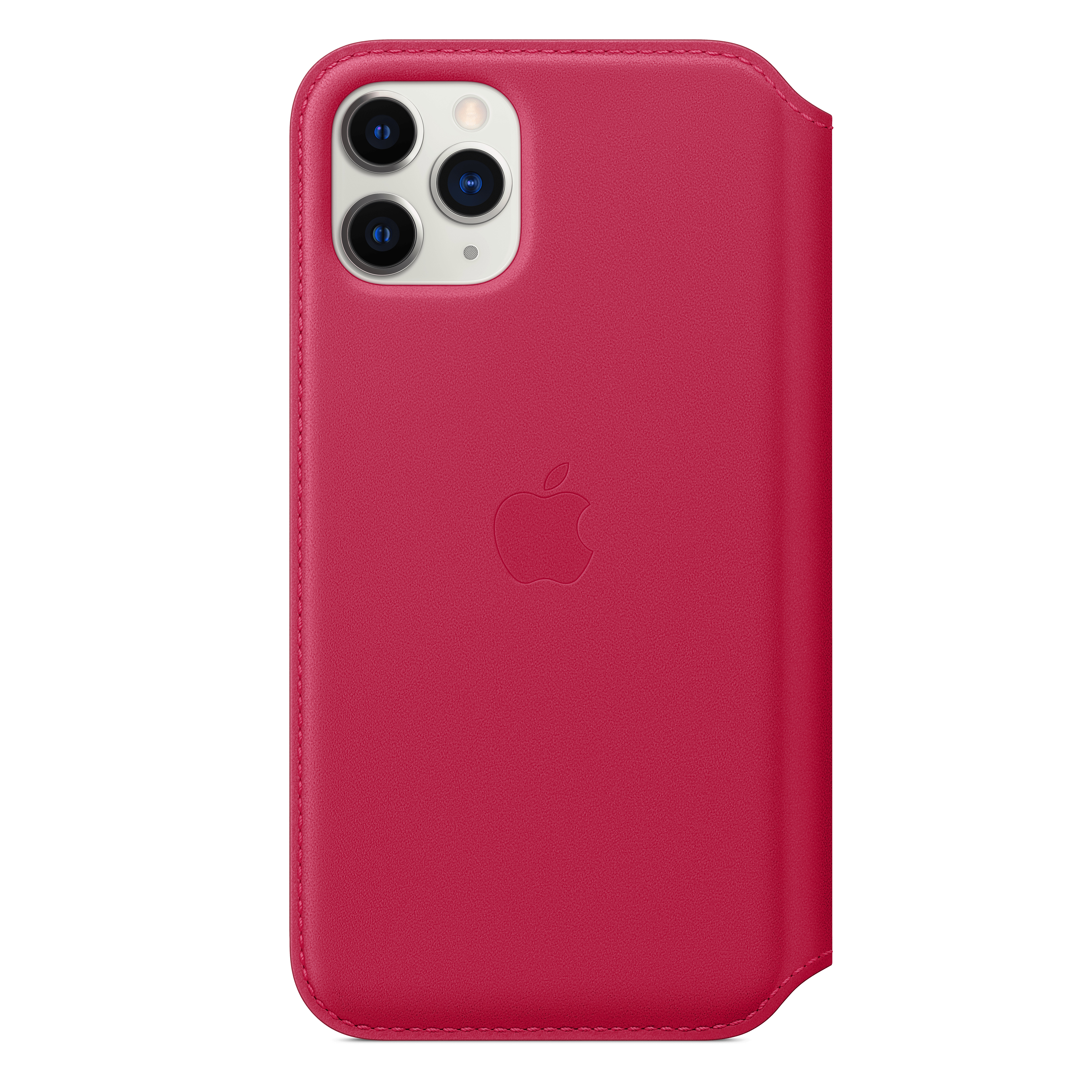 MY1K2ZM/A Iphone 11 pro leather folio - raspberry Apple Santreyd  - Вид №1