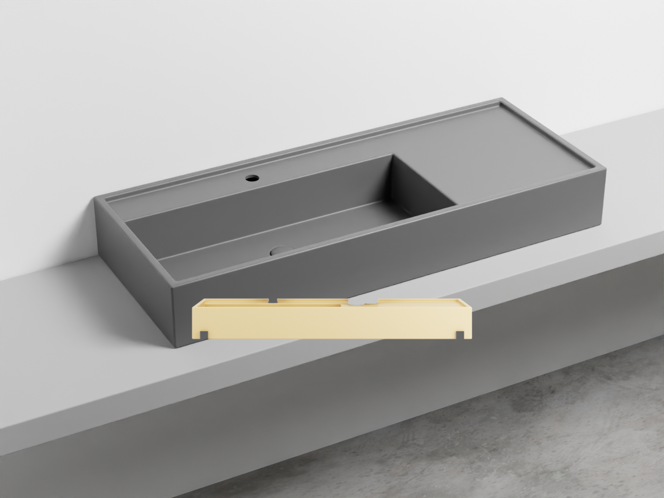 PNLA-CN Керамическая раковина на одно отверстие 140 cielo Plinio Ceramica Cielo