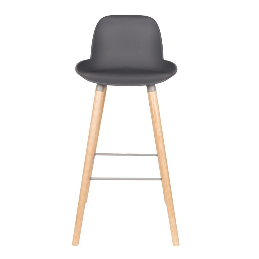 Стул барный Albert Kuip серый Zuiver 1500058 - Вид №3