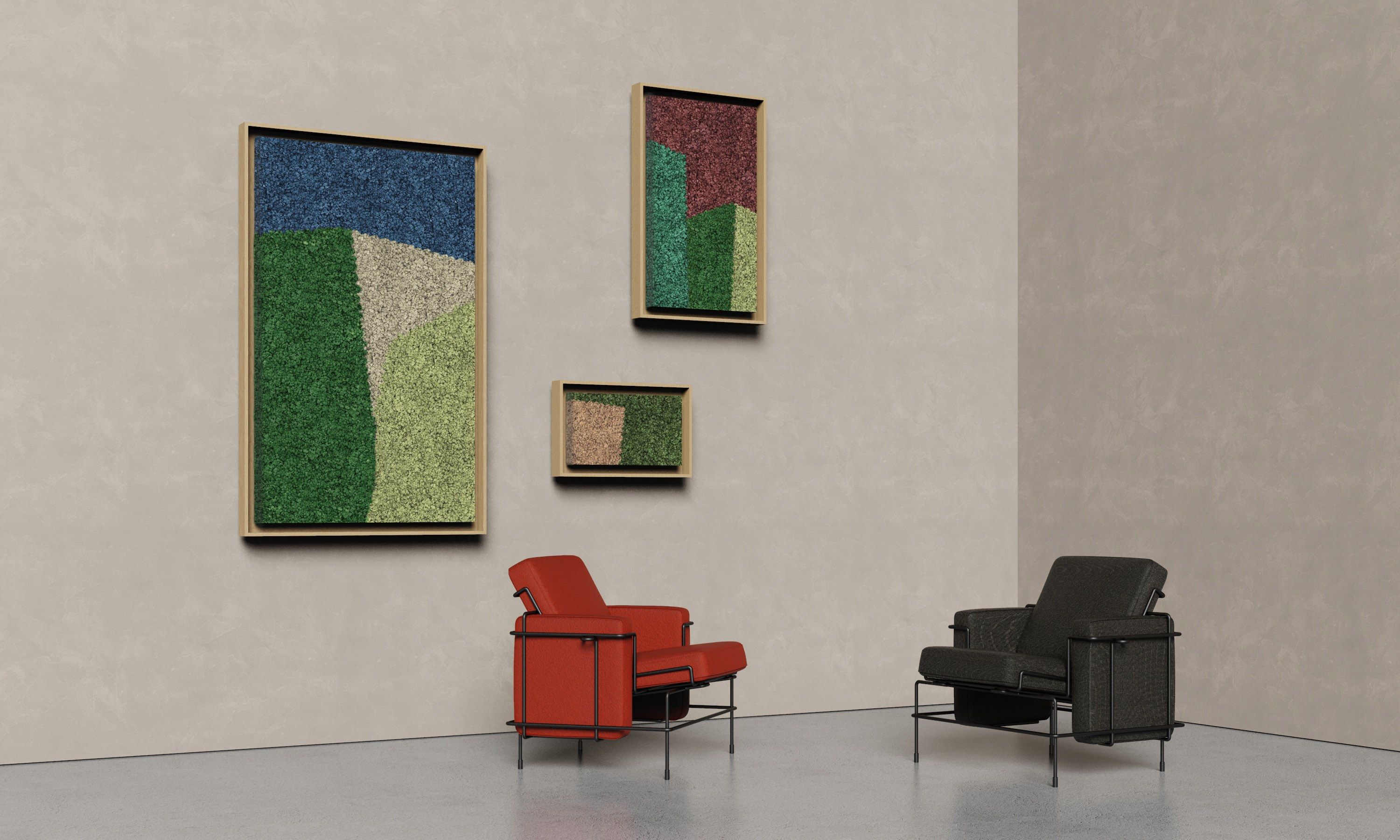 Акустическая панель из мха GREENMOOD FRAMED LANDSCAPE ARCH-00143245 - Вид №5