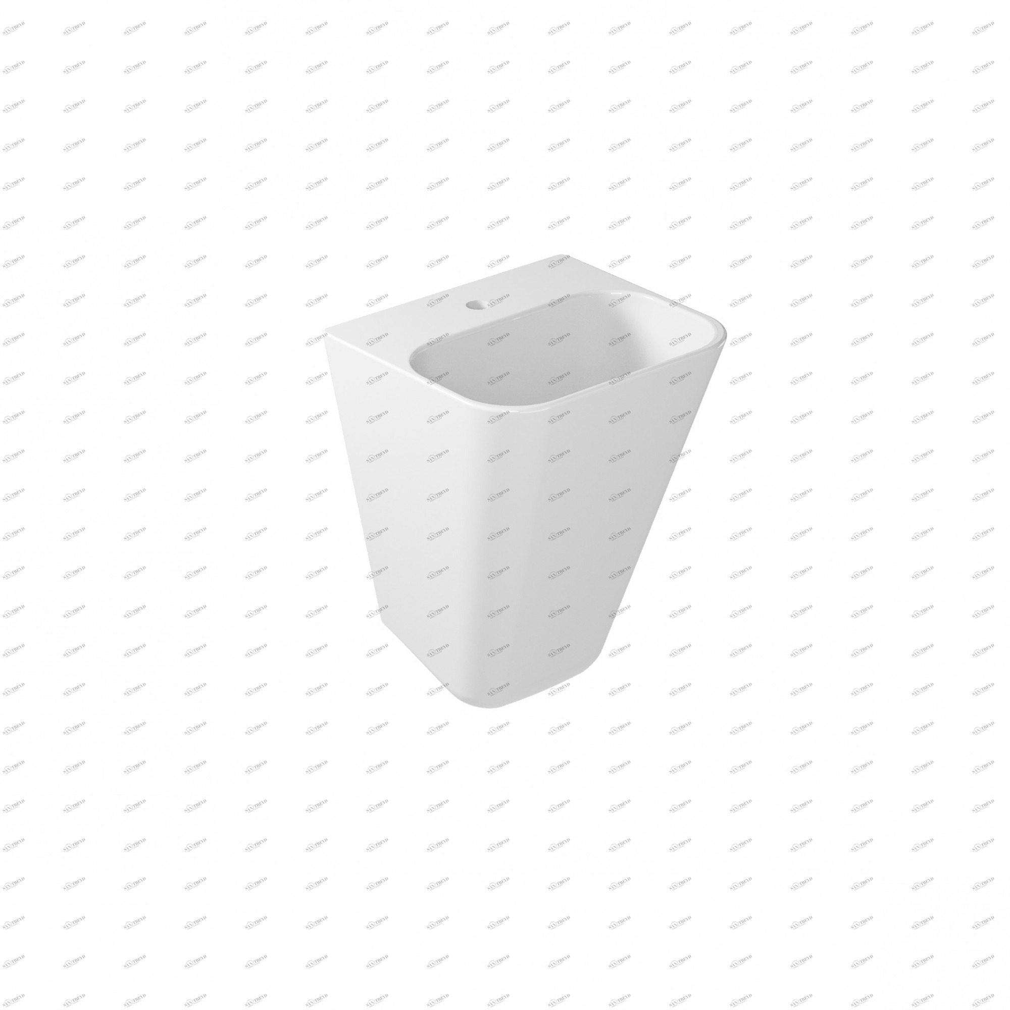 5407M Подвесная раковина настенная овальная Galassia MEG11 белая