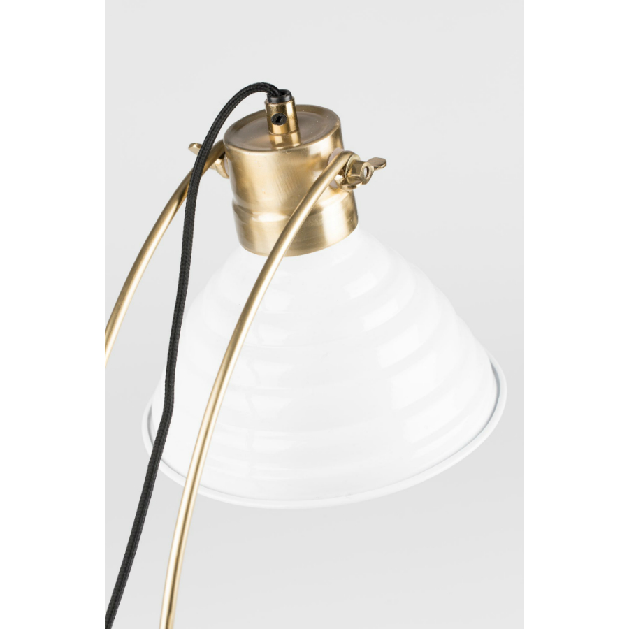 Лампа настольная Curly, белая White Label Living 5200056 - Вид №4