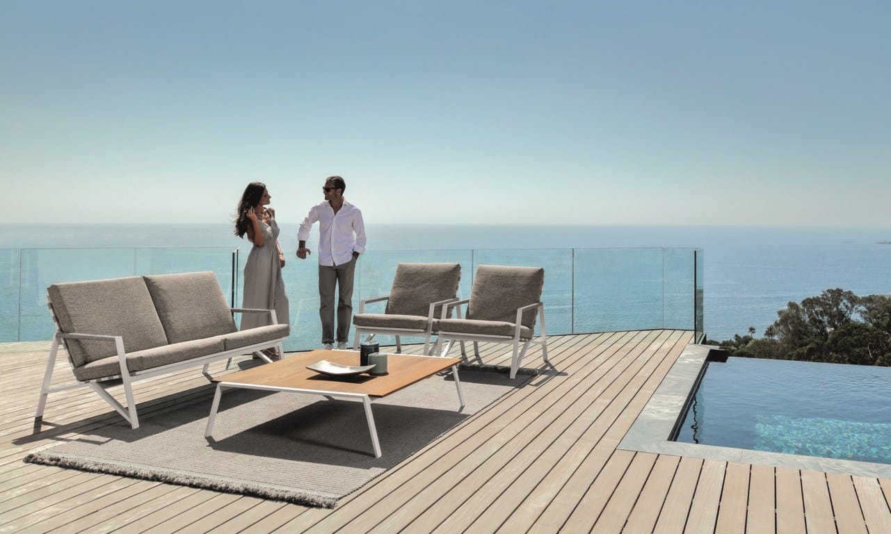 Низкий журнальный столик в ироко Talenti коттедж ARCH-00127526 - Вид №1