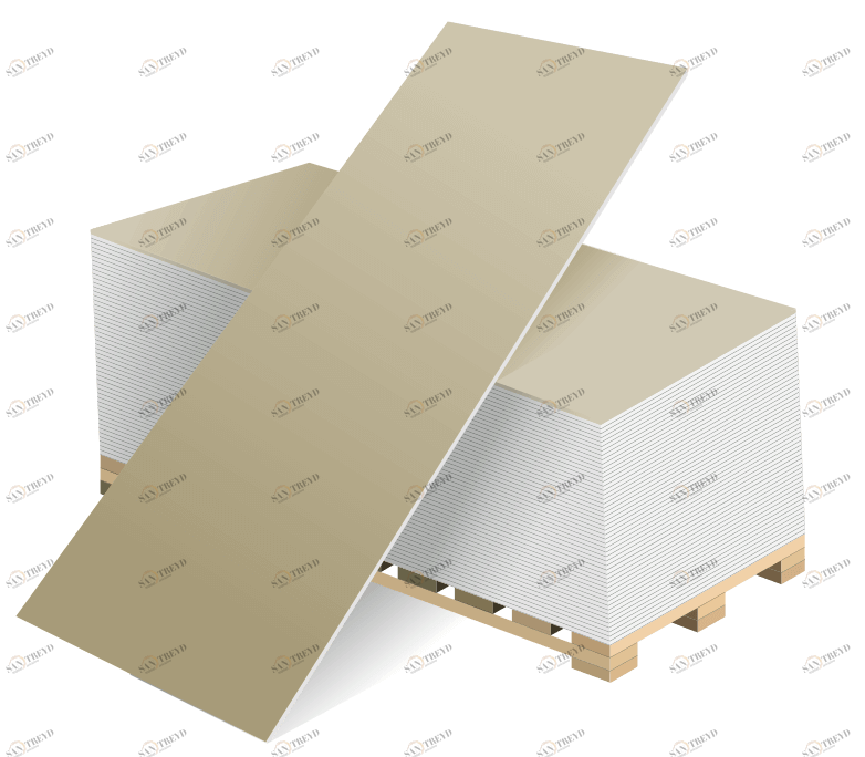 Гипсокартон ГКЛ 2500х1200х12,5мм Магма 6178